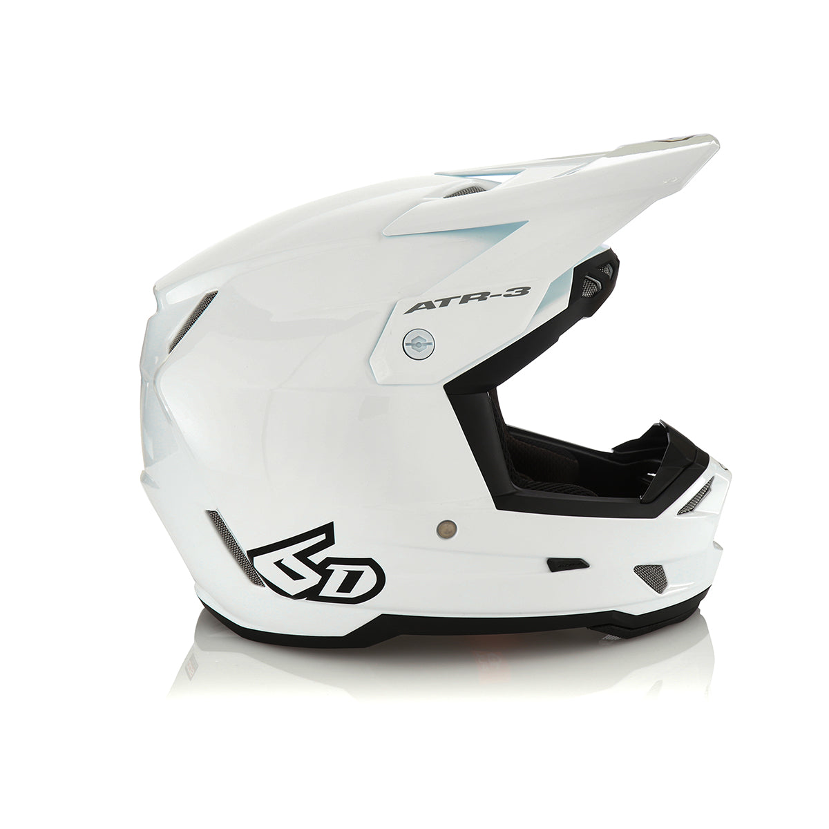 6D ATR - 3 Solid Gloss - White - XXL