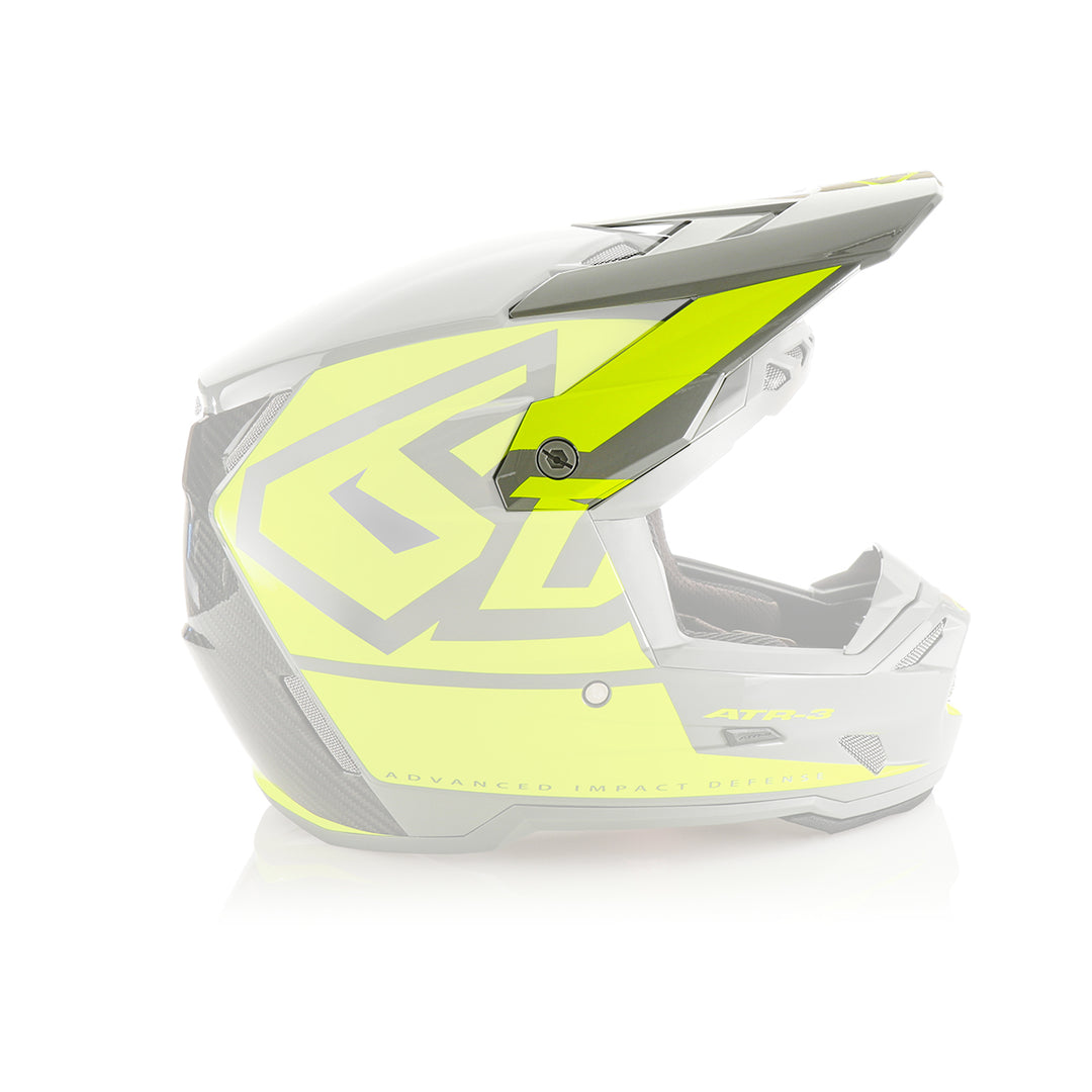 6D ATR - 3 Visor Hex Gloss - Neon Yellow