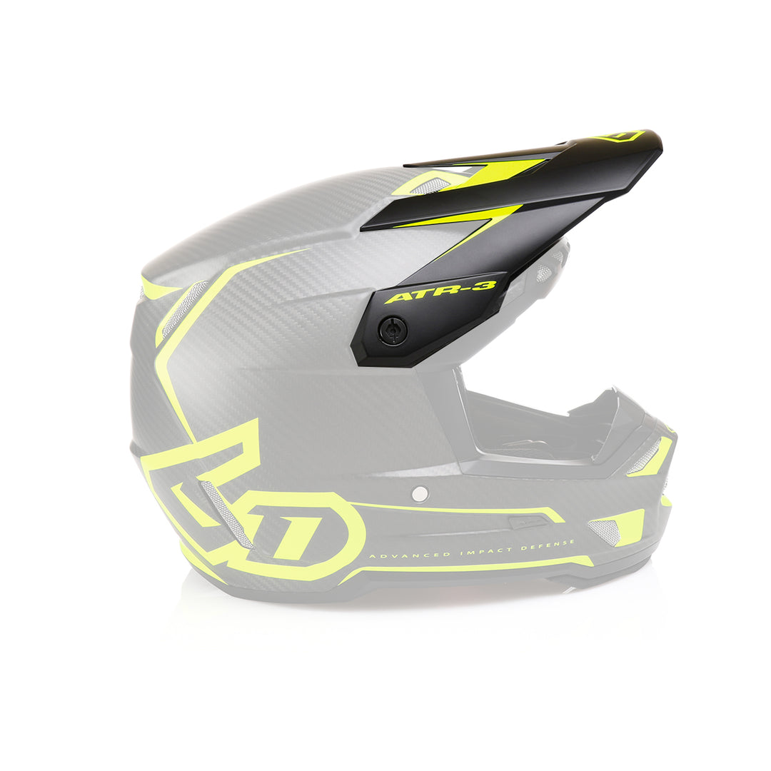 6D ATR - 3 Visor Nova Matte - Yellow