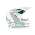 6D ATR - 3 Visor Wave Gloss - Cyan White