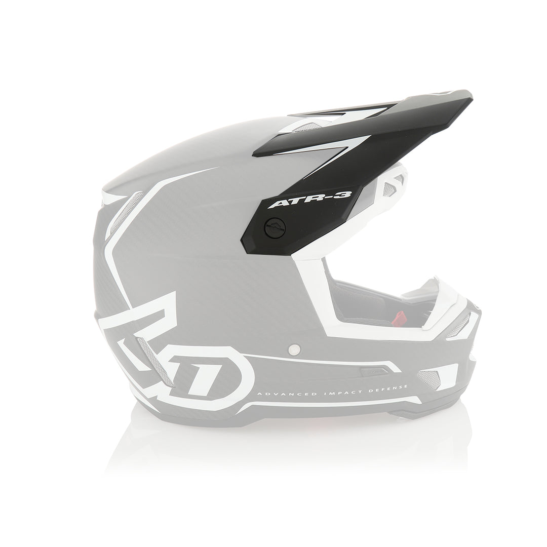 6D ATR - 3 Visor Nova Matte - White