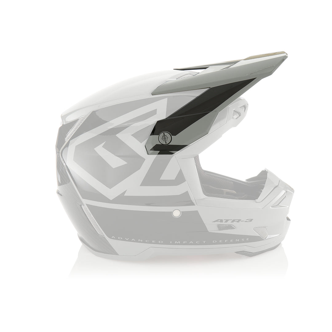 6D ATR - 3Y Visor Hex Gloss - Charcoal