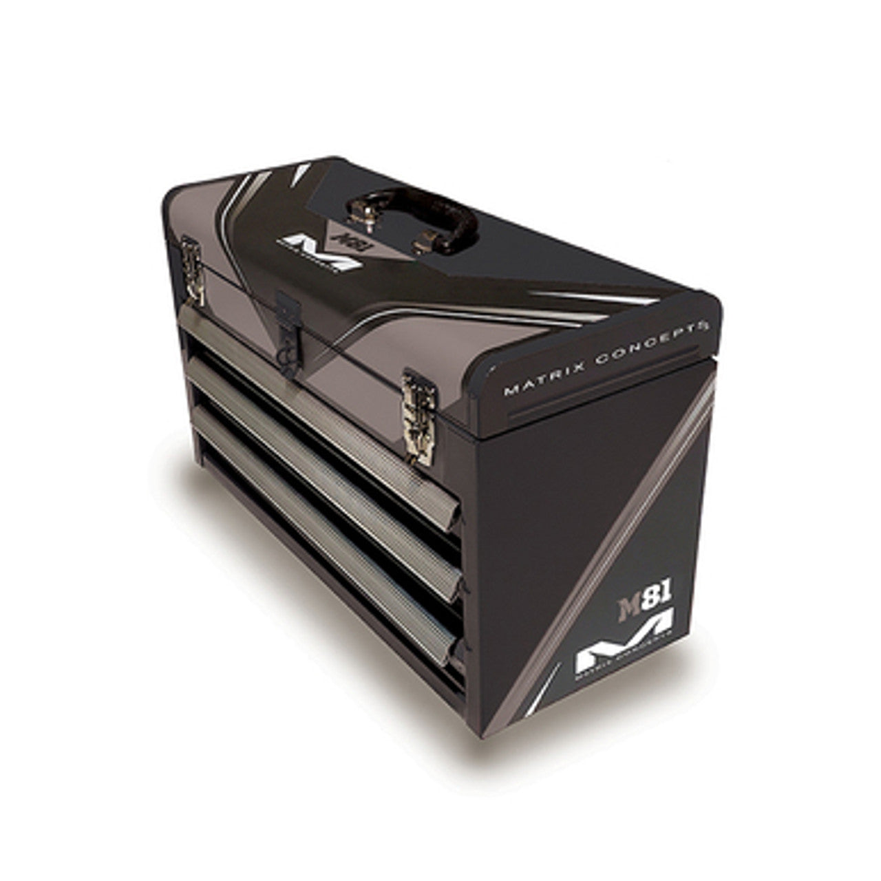 Matrix Concepts M81 3 Drawer Factory Toolbox - - Grey