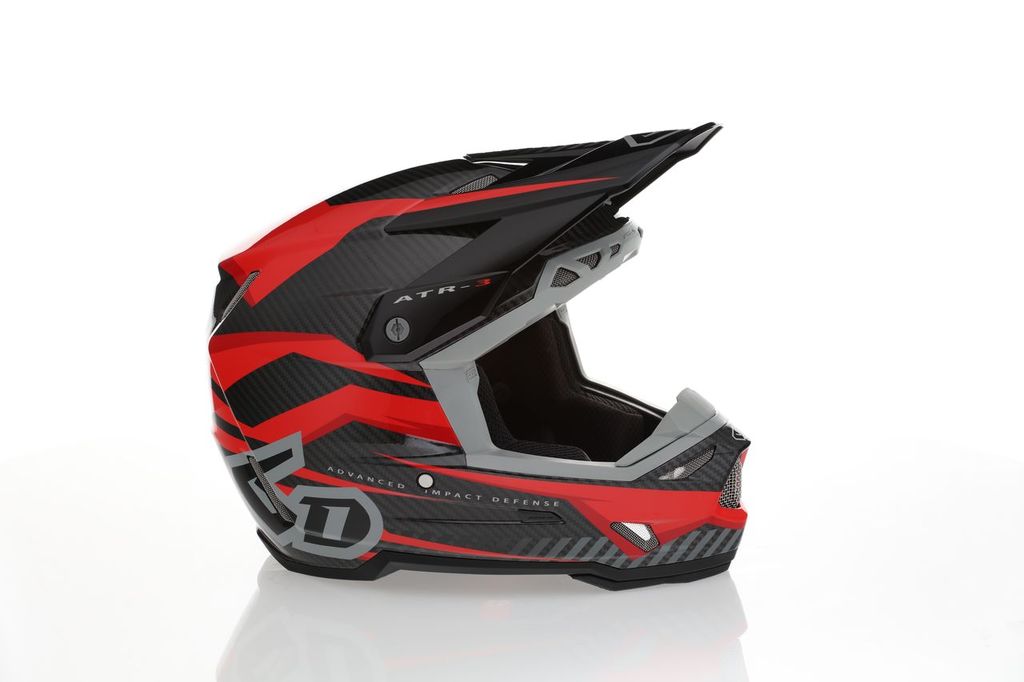 6D ATR - 3 Rival Gloss - Red - XXL