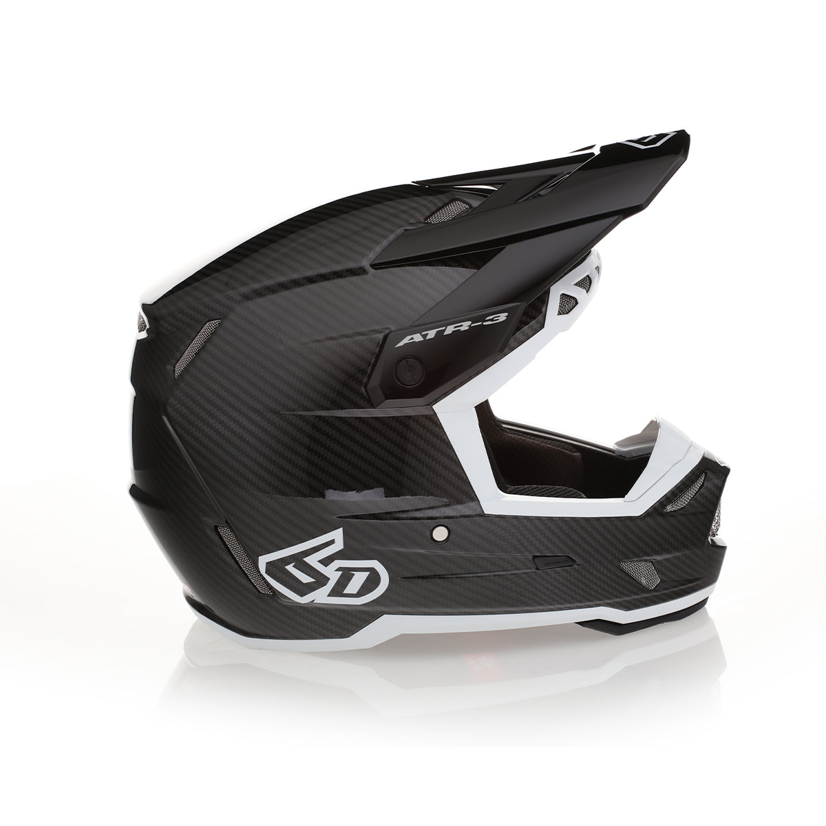 6D ATR - 3 Solid Gloss - Black White - XXL