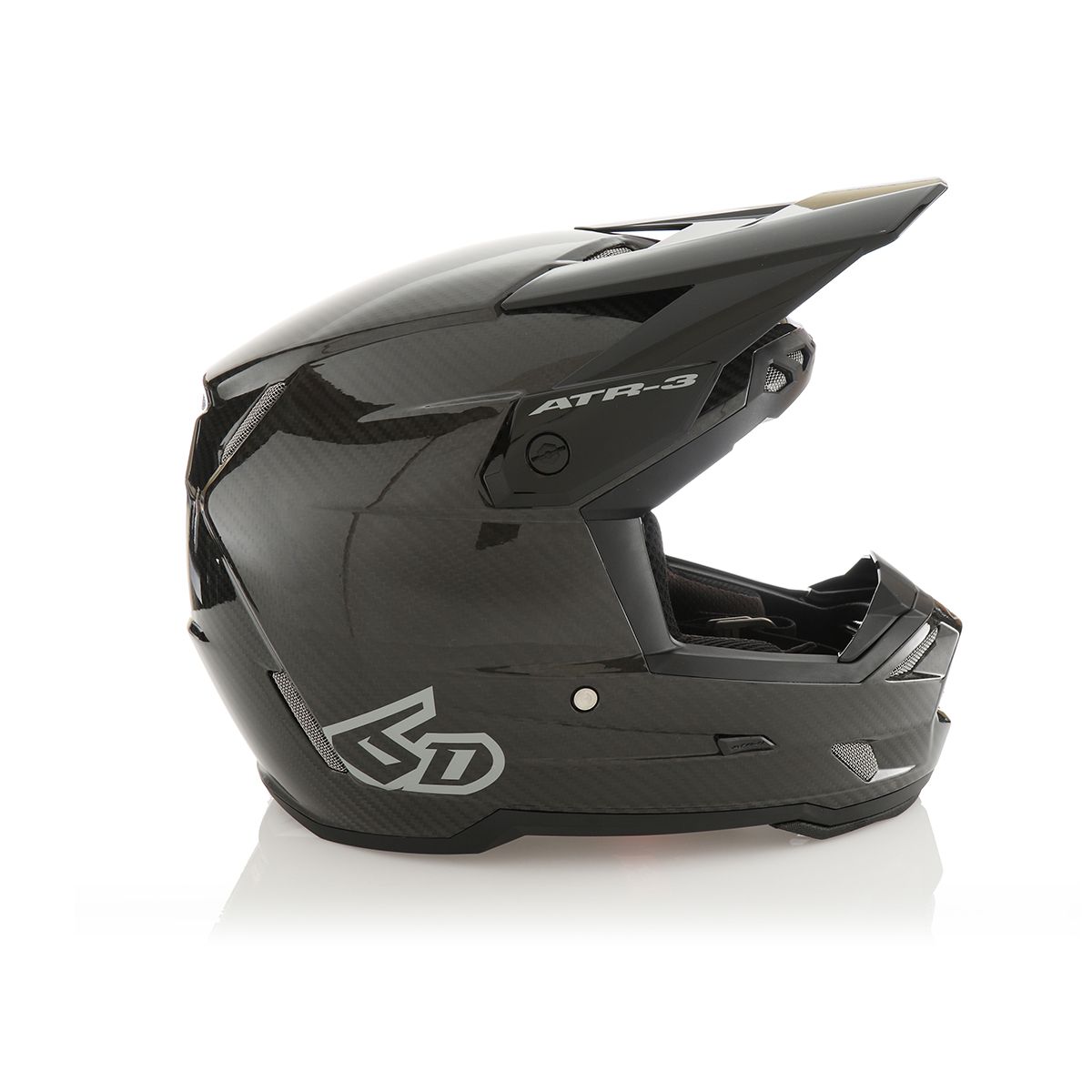 6D ATR - 3 Solid Gloss - Black - XXL