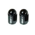 Apico Cnc Aluminium Valve Cap 2-PACK black