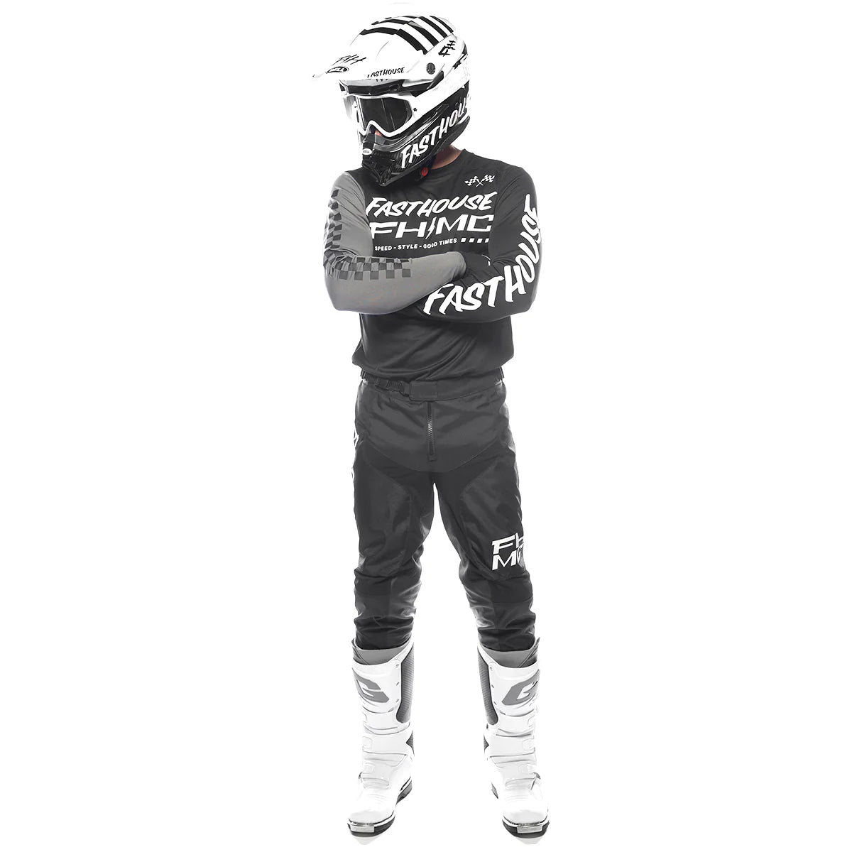 Fasthouse Carbon Method Jersey Black/Gray