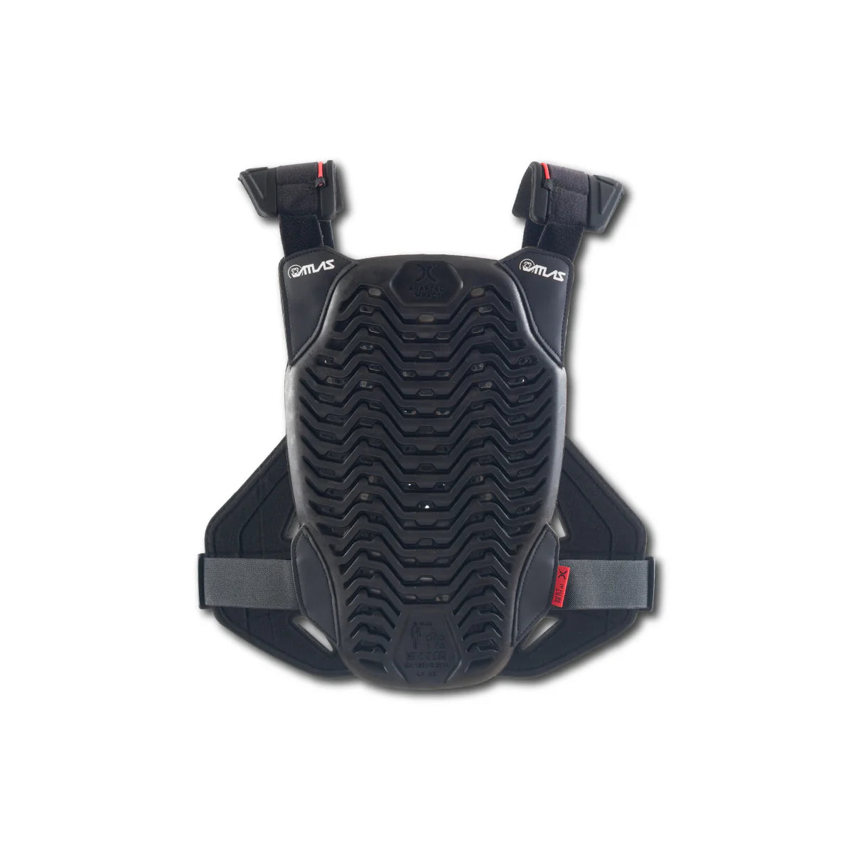 Atlas Charger Youth Hybrid Ai Chest Protector Black