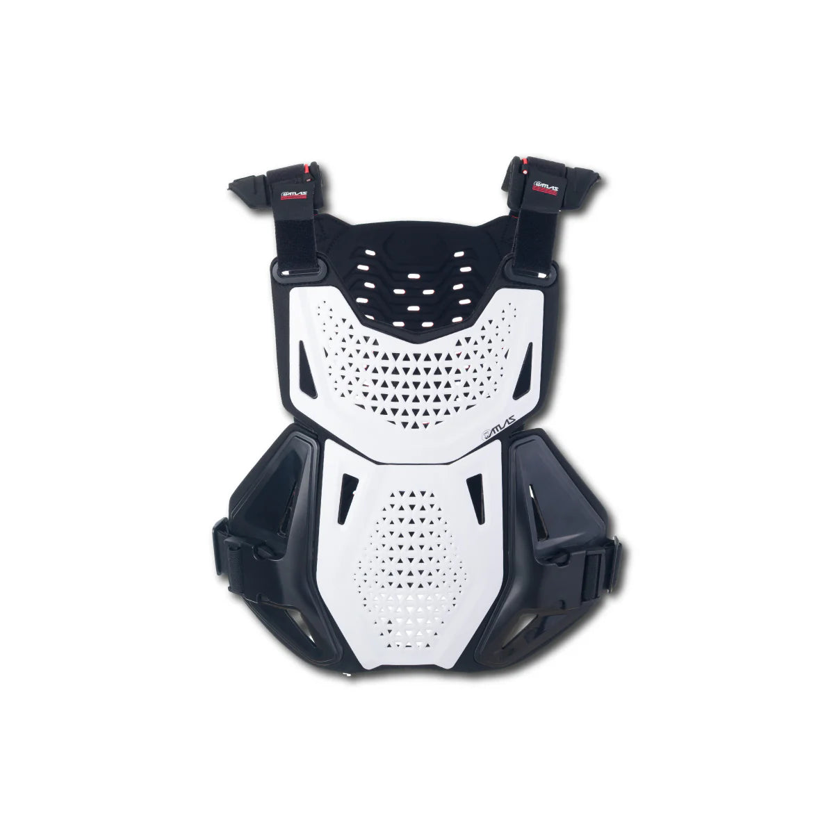 Atlas Charger Youth Hybrid Ai Chest Protector White