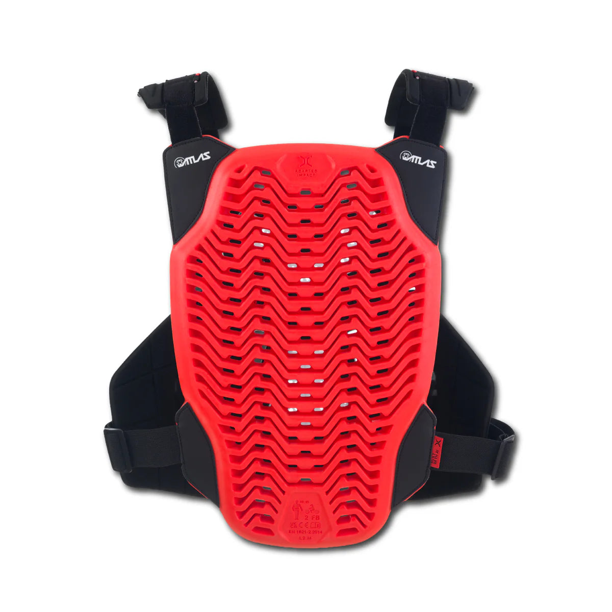 Atlas Defender II Hybrid Ai Chest Protector White