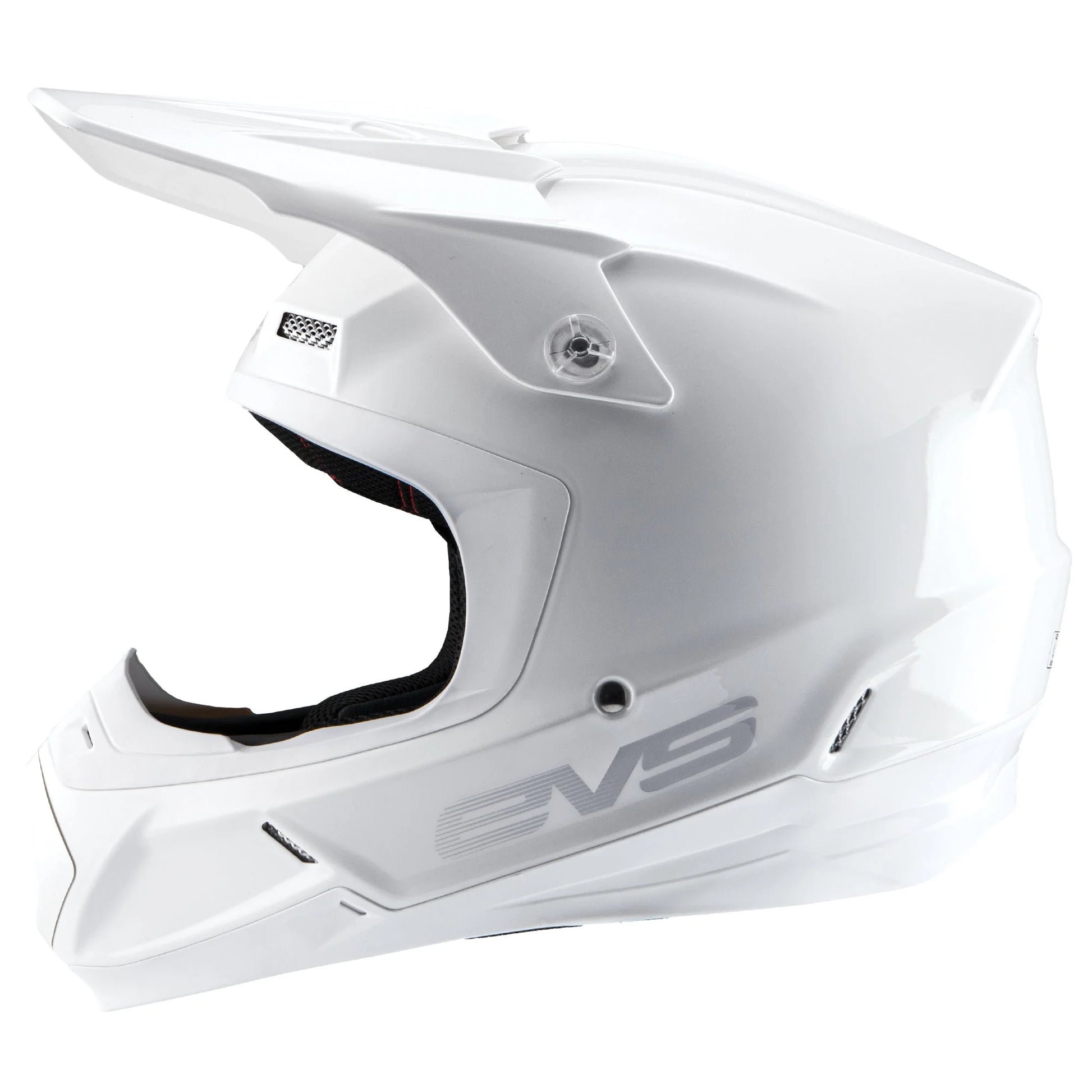EVS T5 Solid Helmet White