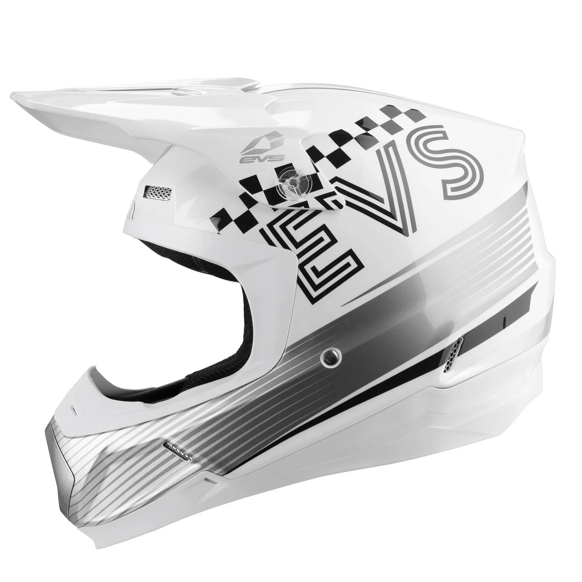 EVS T5 Torino Helmet White