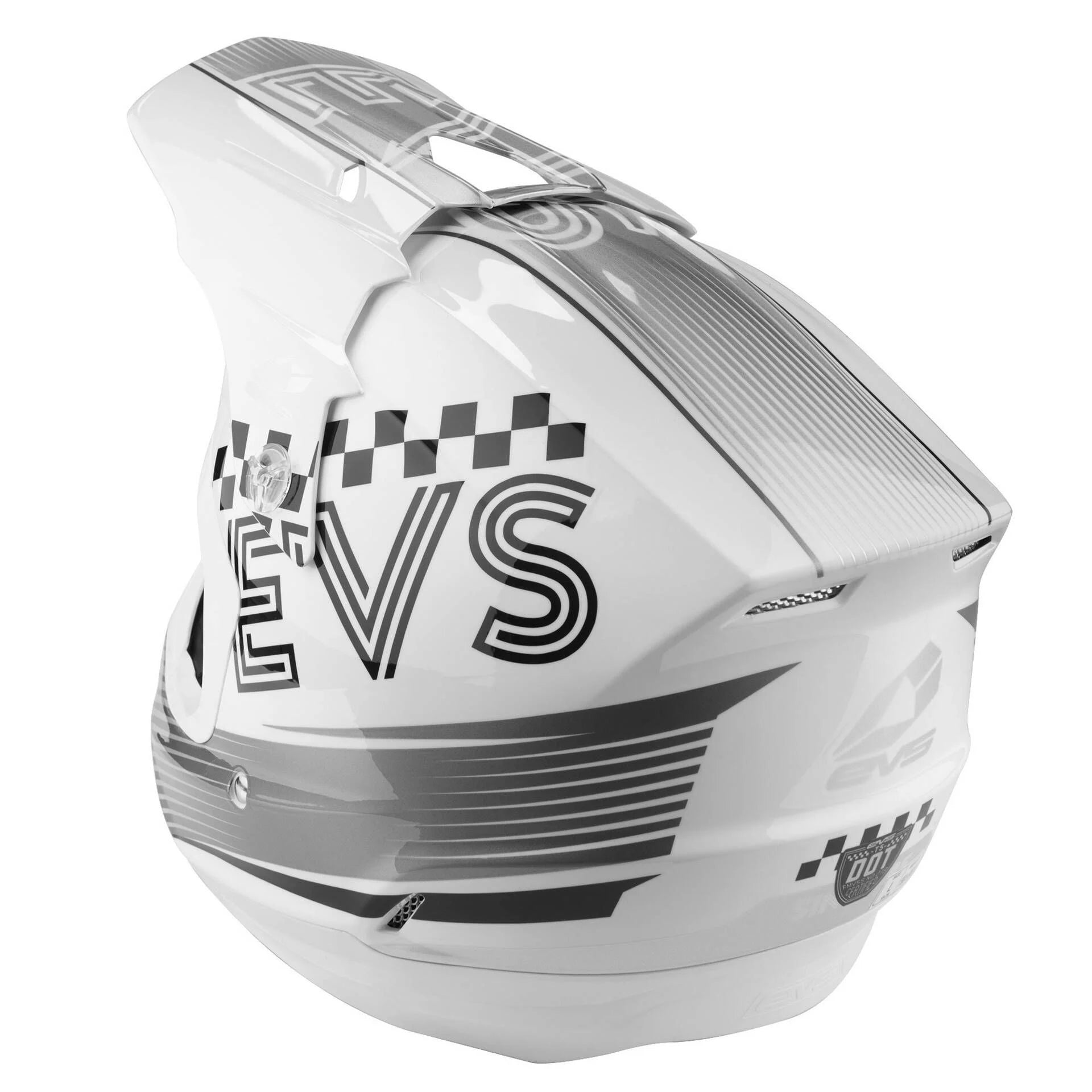 EVS T5 Torino Helmet White